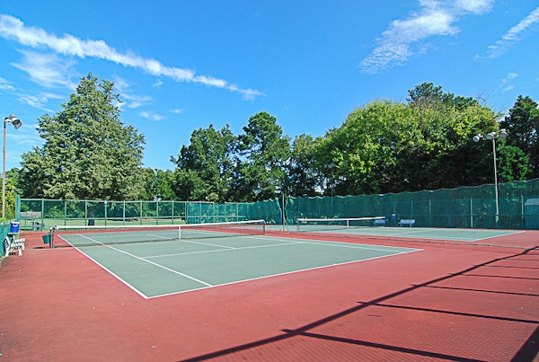 Tennis Courts On A Sunny Day In Lexington Sc