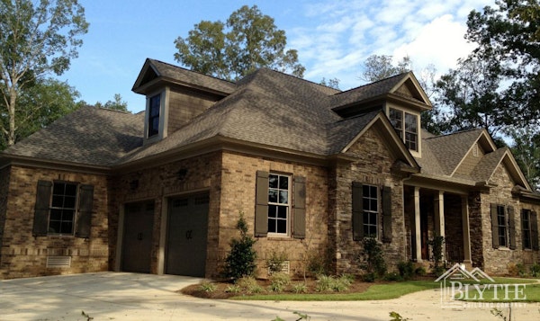 Stone And Brick House Dormers Home Builder Sc