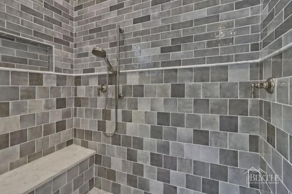 Custom Tile For A Custom Shower And Shower Bench