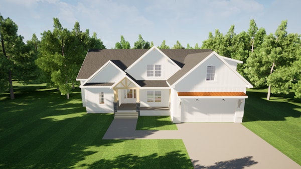 Lot 6 Front Elevation - WhiteWater Landing, Chapin, SC