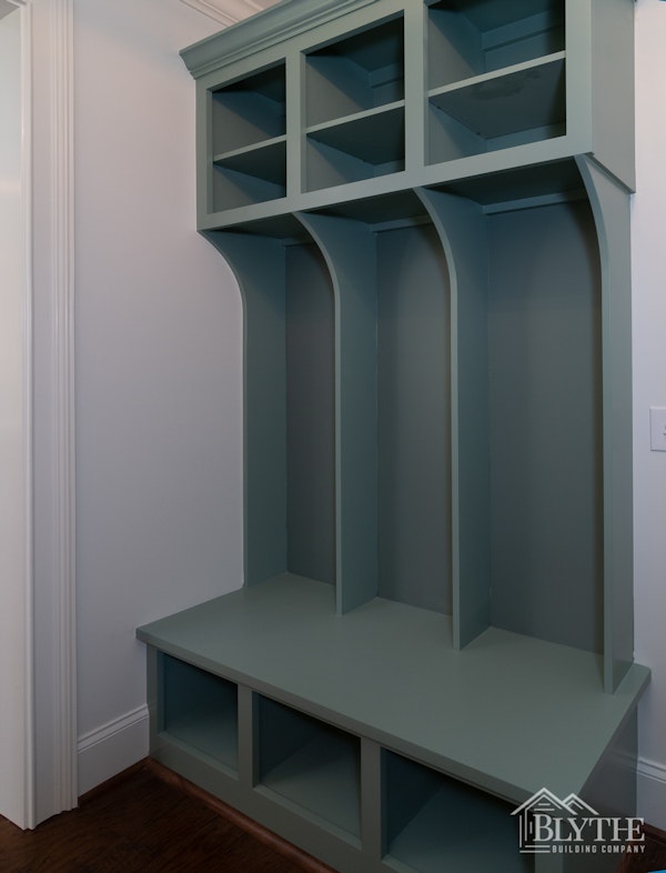 Built In Mudroom Bench And Cubbies