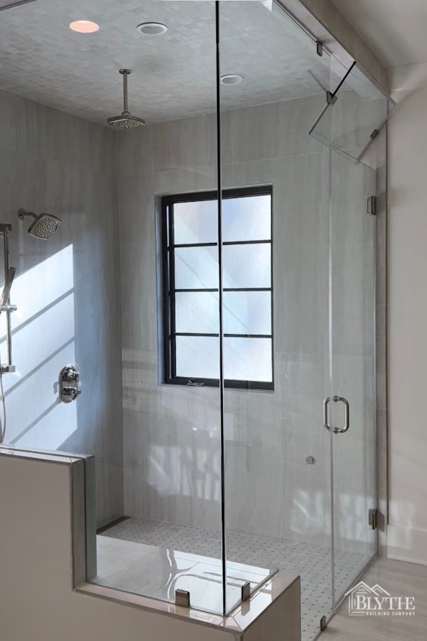 Custom Steam Shower With Glass Enclosure